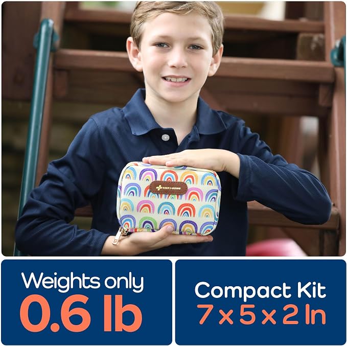 KeepGoing Travel First Aid Kit for Kids – 130 Pc. for Car, Diaper Bag & Backpack - Image 5