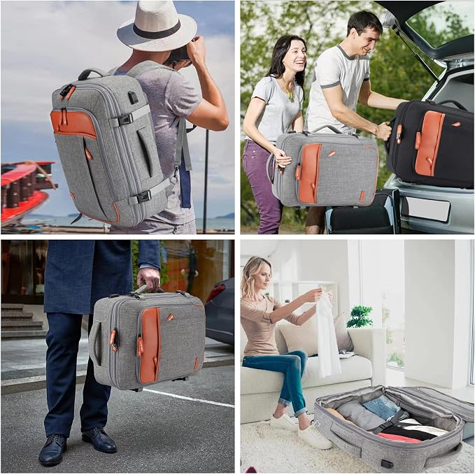 Carry on Travel Backpacks, Extra Large 40L Flight Approved Bag - Image 7