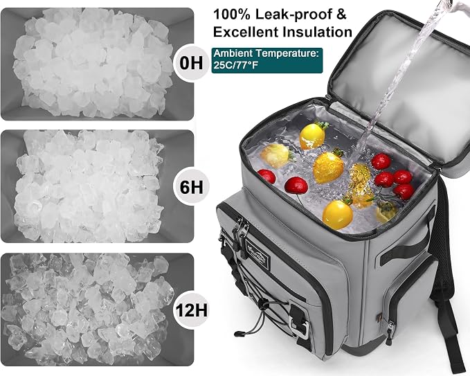 42Cans Cooler Backpack Insulated Leak Proof - Image 3