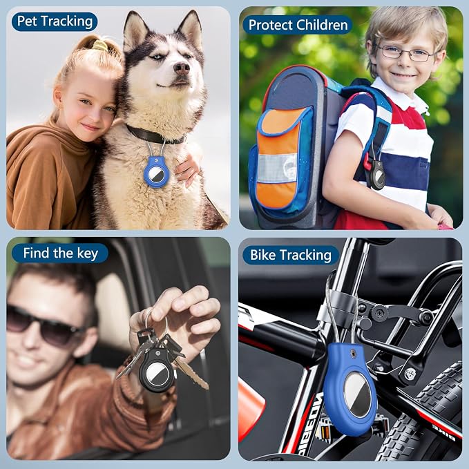 Waterproof Airtag Holder, 4 Pack Airtag Case - Image 6
