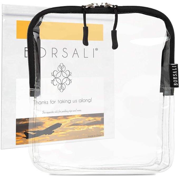 BORSALI TSA Quart Size Bag Approved by Borsali