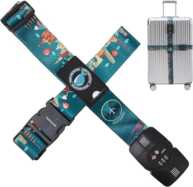Travelkin Luggage Straps TSA Approved by MoreThanTravel