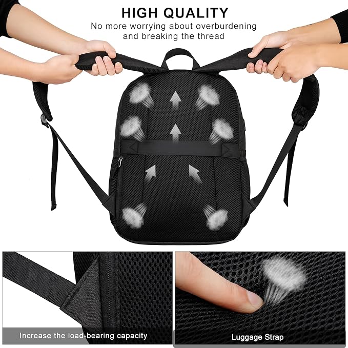 School Backpack for Teens Boys, 15.6 Inch Laptop Backpack - Image 5