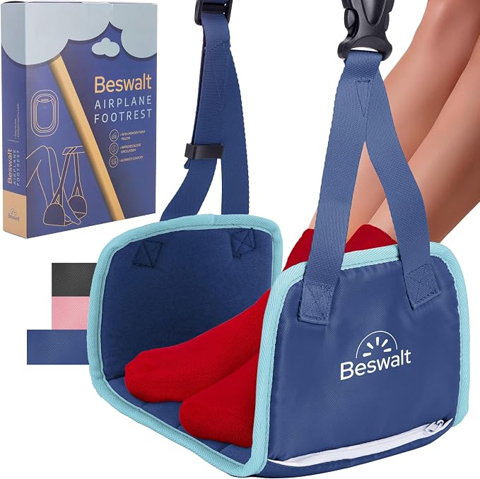 Portable Airplane Foot Hammock for Plane Travel - Image 8