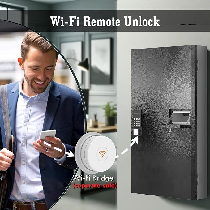 WeHere 104 Keys Lock Box Wall Mount - Image 6