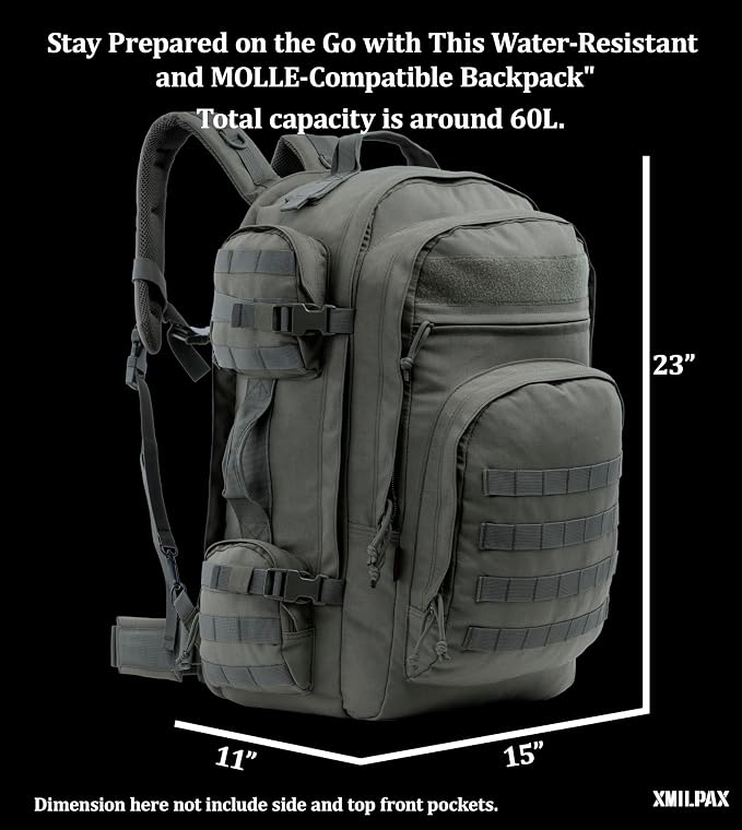 Large Tactical Backpack Bag - Image 2