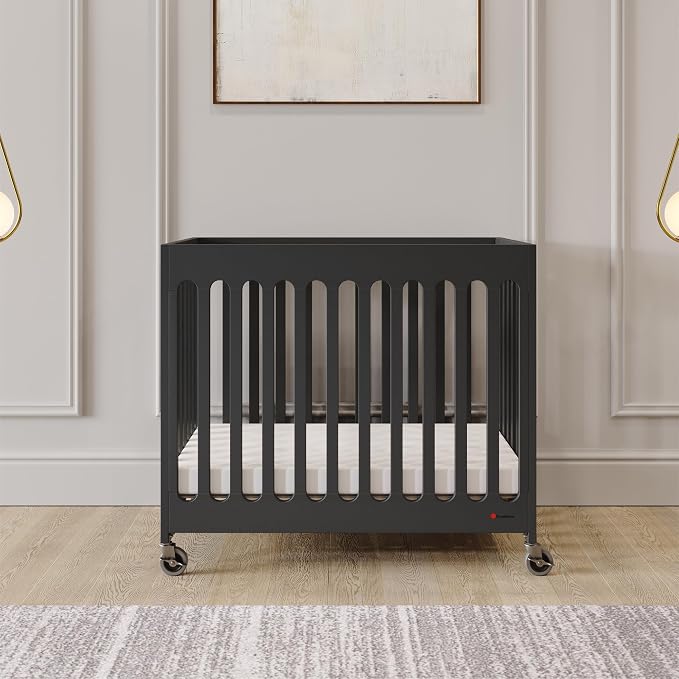 Foundations Boutique Folding Mini Baby Crib - Image 7