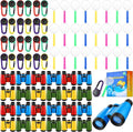 Wettarn 24 Pack Kid Mini Compact Binocular Compass Magnifying Glass Set by Wettarn