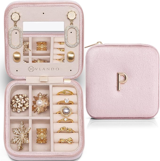 Vlando Jewelry Organizer Box, Small Jewelry Box by VLANDO