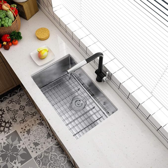 TORVA 28-Inch Undermount Kitchen Sink, Premium 304 Stainless Steel Bar Sink - Image 2