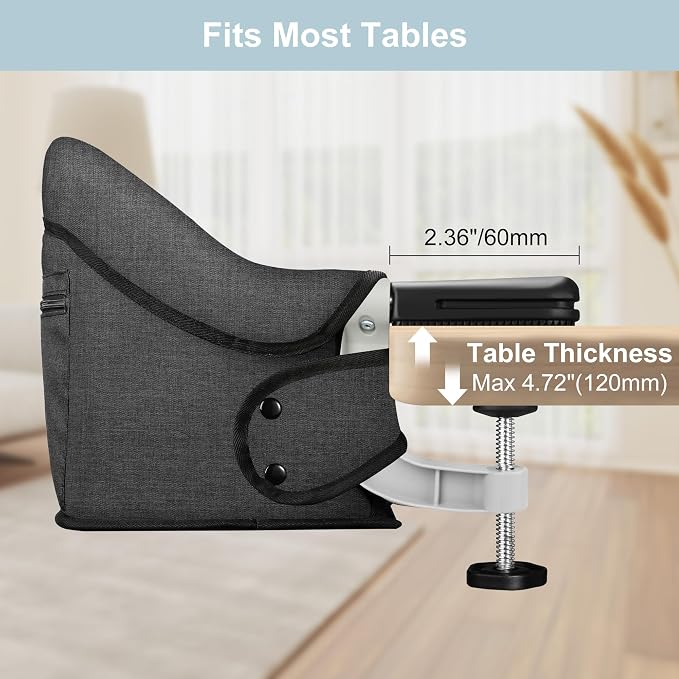 Hook On High Chair, Jozzve Baby High Chair, Portable High Chair - Image 2