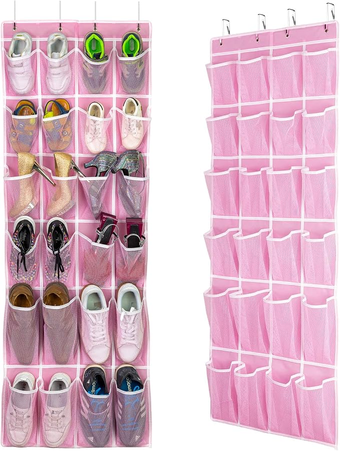 Hanging Shoe Organizer 2Pack, Over The Door Shoe Rack - Image 7