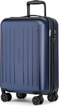 KYME Suitcase Hardshell With Double Spinner Wheels, PC+ABS TSA Lock Travel by KYME
