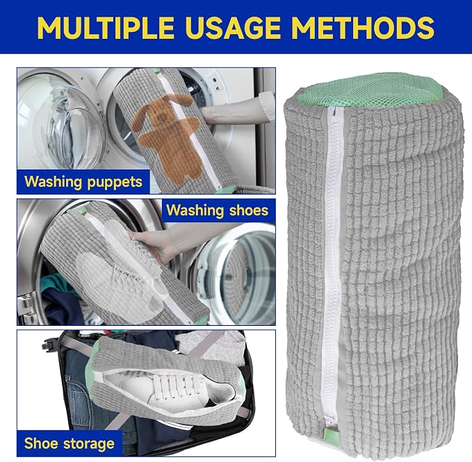 2 Packs Shoe Washing Machine Bag, Laundry Shoe Bag - Image 7