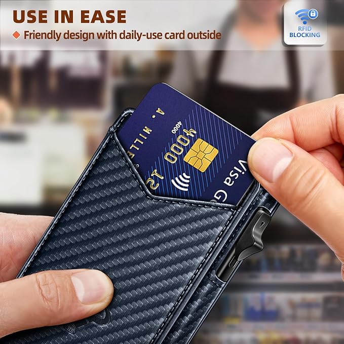 BULLIANT Men Wallet, Money Clip Wallet Slim - Image 5