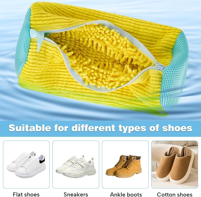 Shoe Washing Machine bag, Shoe Washing Bag, Versatile Shoe Laundry Bag - Image 7