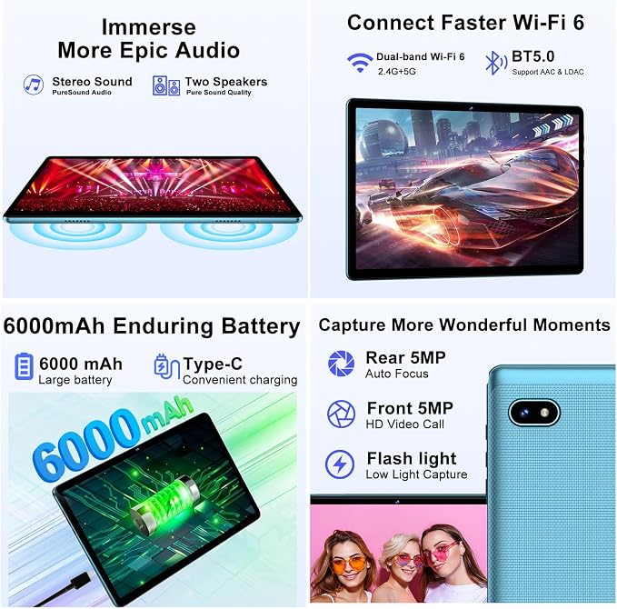 2025 Android Tablet 10.1 Inch Android 14 Tablets - Image 5