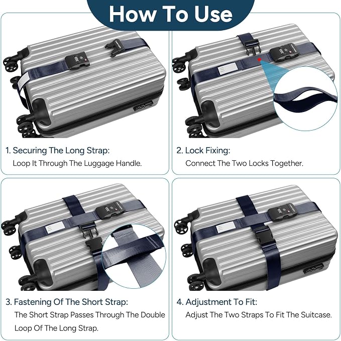 Travel Inspira Luggage Straps - Image 6