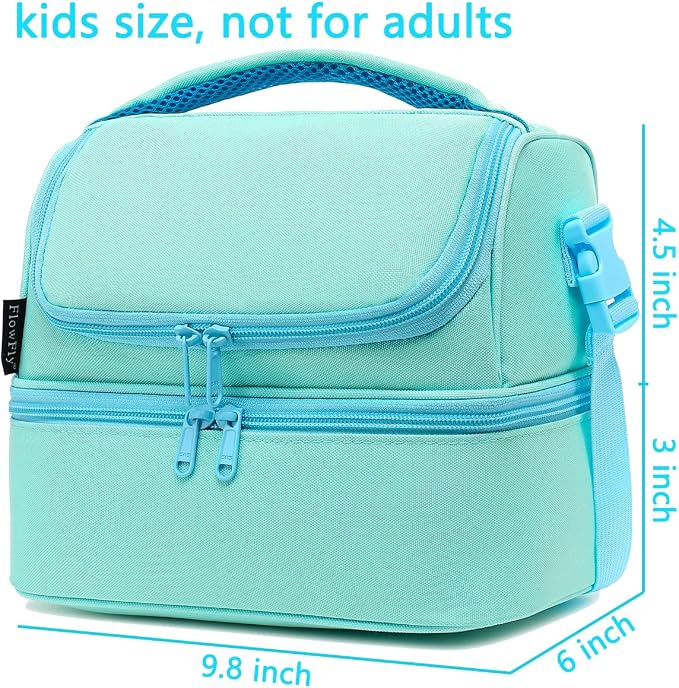 FlowFly Double Decker Cooler Insulated Lunch Bag Large Tote - Image 3