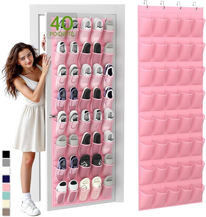 Unjumbly Over the Door Shoe Organizer by Unjumbly