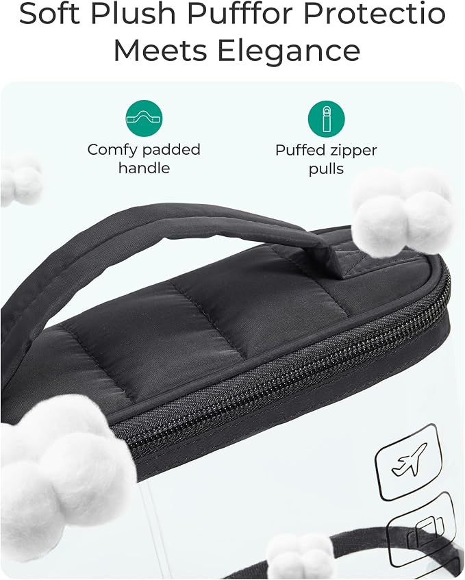 BAGSMART TSA Approved Toiletry Bag, Quart Size Travel Bag - Image 2