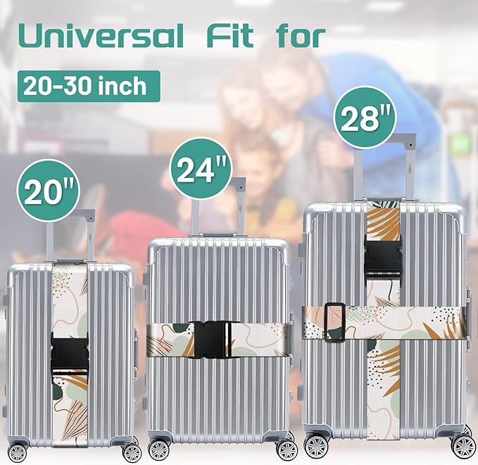 Slohif Luggage Straps for Suitcases Travel Belt Accessories Luggage Connector - Image 3