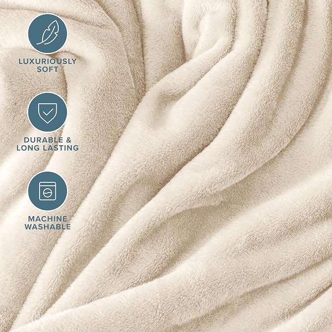 Bare Home Fleece Blanket - Image 4