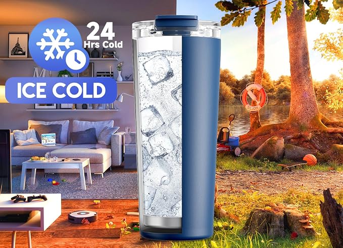 Meoky 24 oz Travel Coffee Mug - Image 4