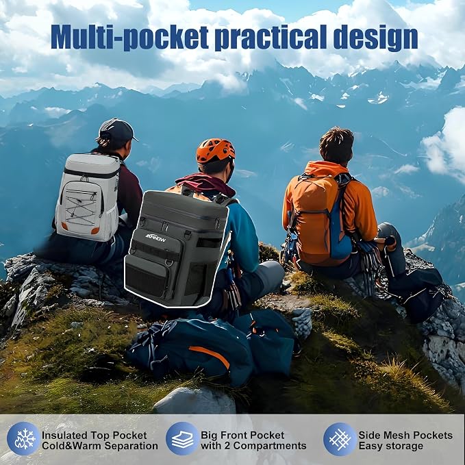 Backpack Cooler Insulated Leak Proof - Image 3