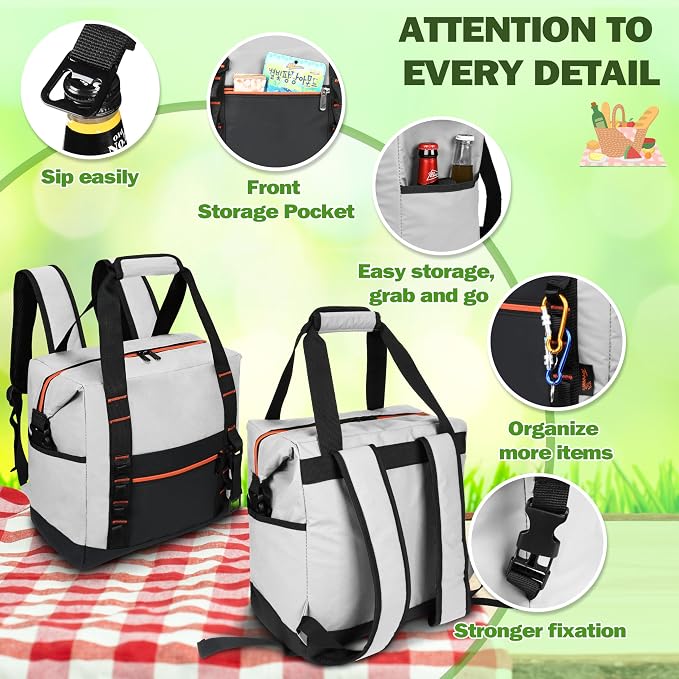 Tirrinia Cooler Backpack Waterproof Insulated - Image 4