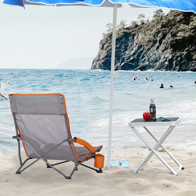 PORTAL Beach Chairs for Adults Camping Low Lightweight Portable Chair - Image 2