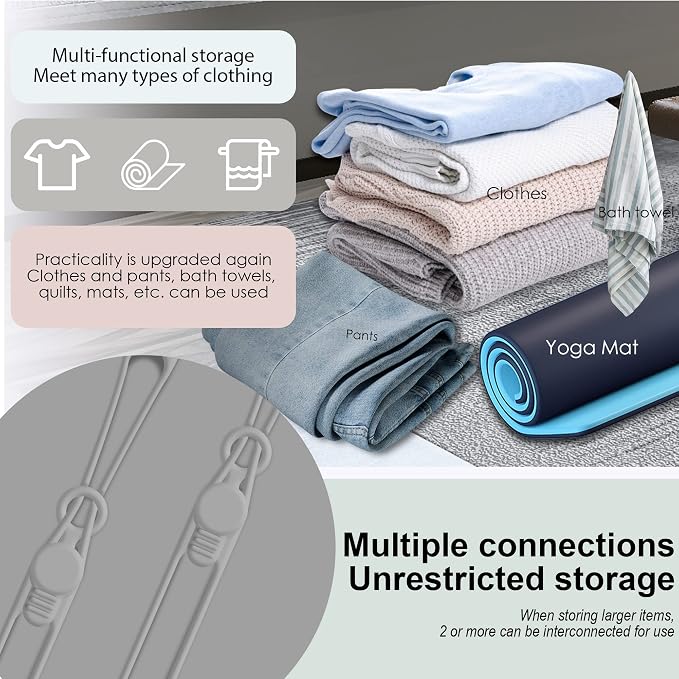 Nearockle Silicone Cable Ties Cord Organizer - Image 5