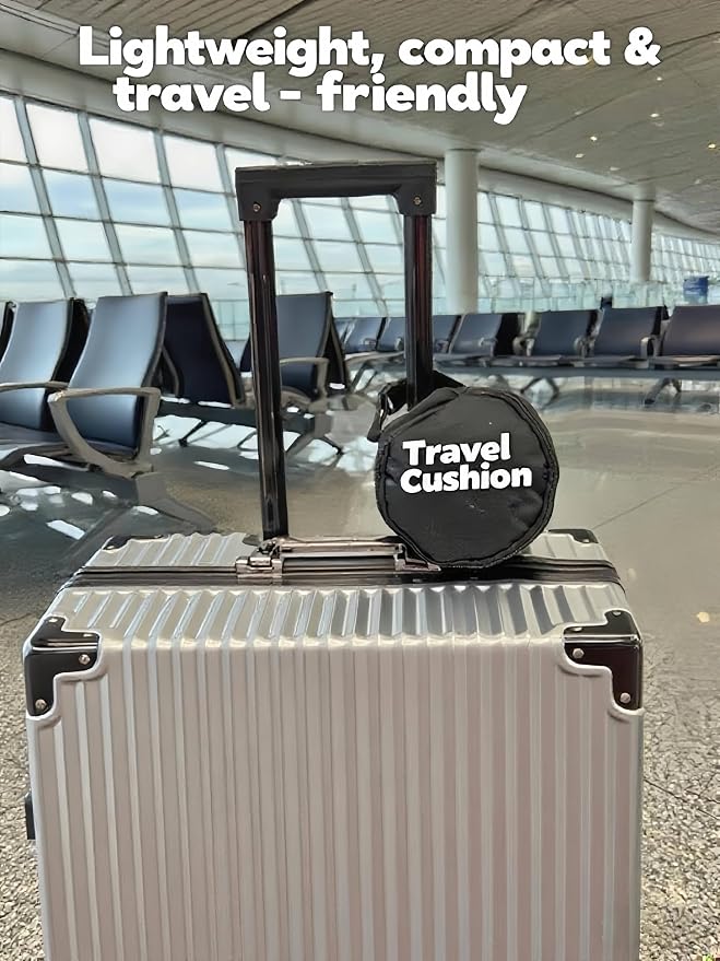 Travel Cushion Airplane Seat, Inflatable Air Bubble Design - Image 5