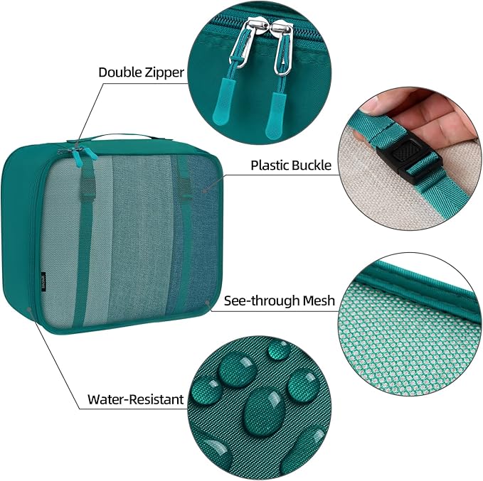 BAGAIL 6 Set/8 Set/10 Set Packing Cubes Various Sizes Packing Organizer - Image 5