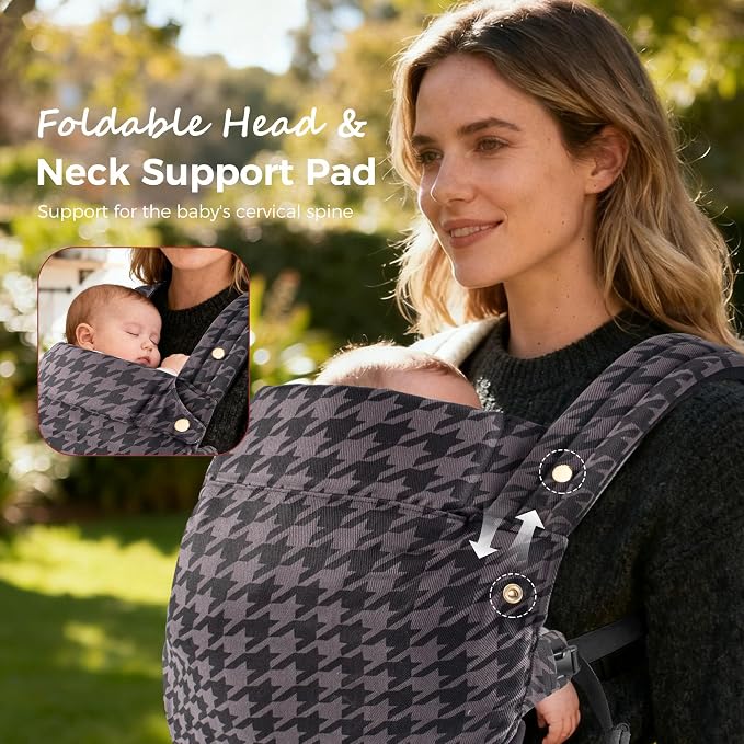 Baby Carrier Newborn to Toddler- Ergonomic, Cozy and Lightweight Infant Carrier - Image 6