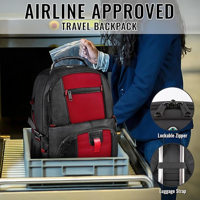YOREPEK Travel Backpack, Extra Large 50L Laptop Backpacks - Image 5
