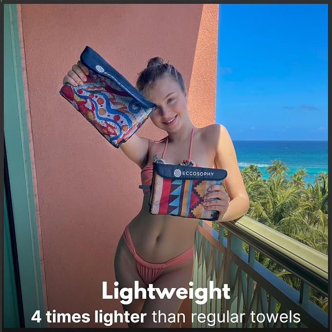 ECCOSOPHY Microfiber Beach Towel - Image 5