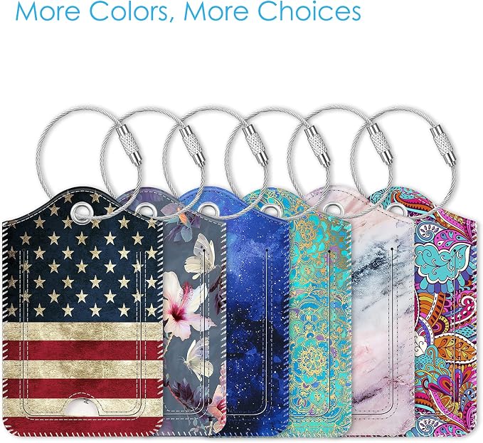 Fintie Luggage Tags, Privacy Cover ID Label - Image 7