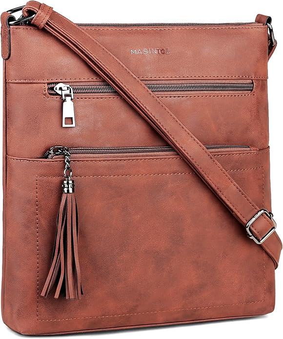 MASINTOR Crossbody Purses for Women, Adjustable Strap Shoulder Bag - Image 8
