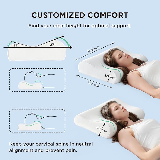 Bedsure Cervical Neck Support Pillow - Image 2