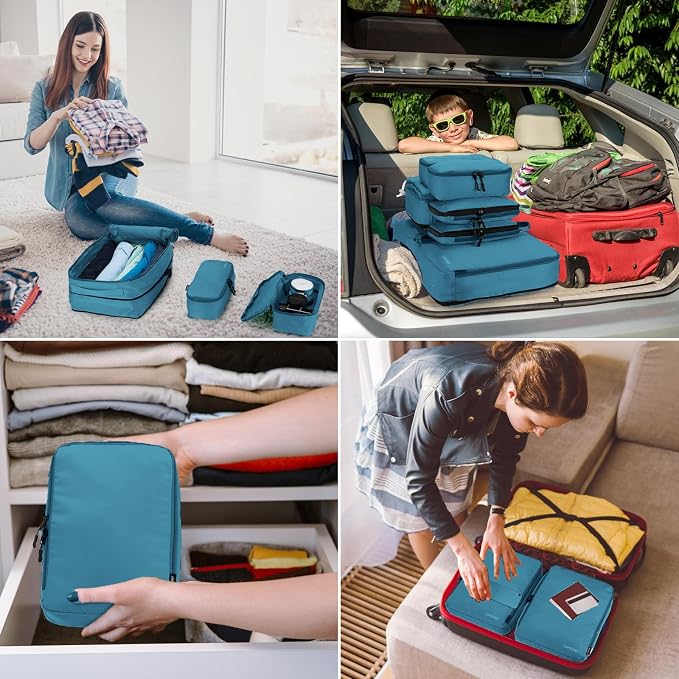 8 Set Compression Packing Cubes - Image 7