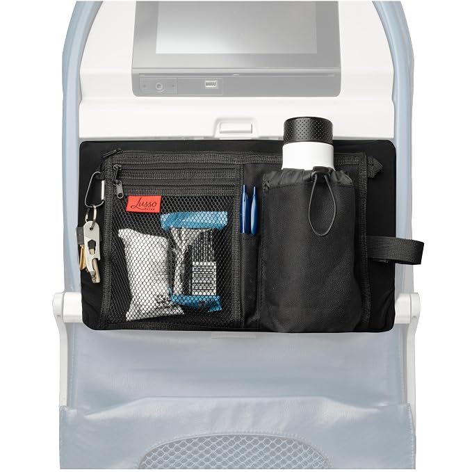 Lusso Gear Premium Black Airplane Tray Table Cover by LussoGear
