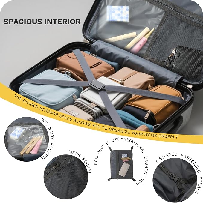 Carry On Luggage 22x14x9 Airline Approved Expandable Top Opening Carryon Luggage - Image 7