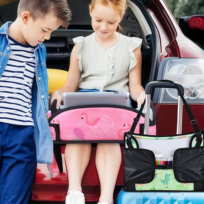 2PCS Kids Travel Tray, Car Seat Tray - Image 6