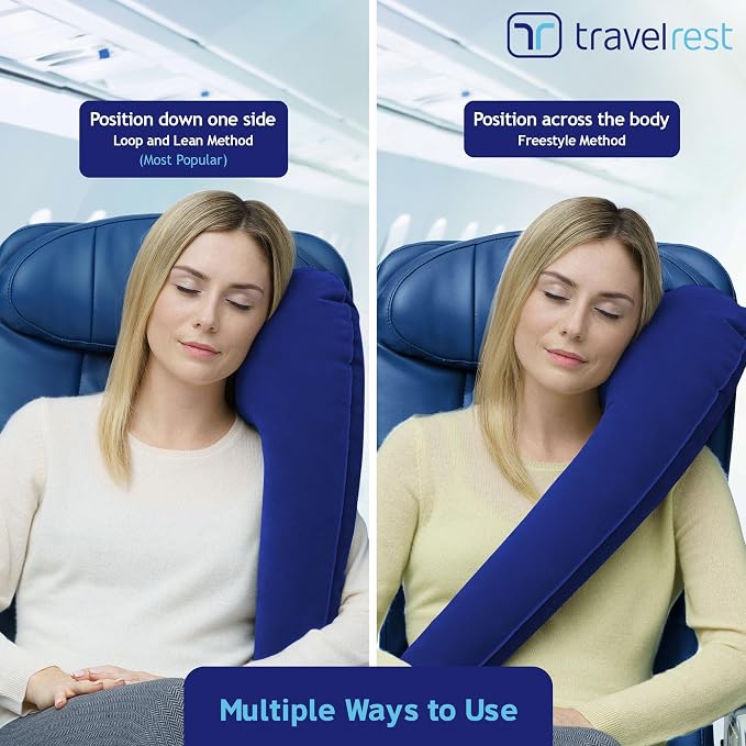 TRAVELREST All-in-One Neck & Body Pillow, Advanced Support Design, Travel - Image 7