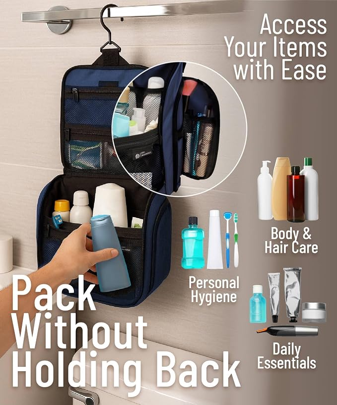 D&D Hanging Travel Toiletry Bag - Image 3