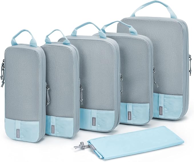 BAGSMART 6 Set Compression Packing Cubes by BAGSMART