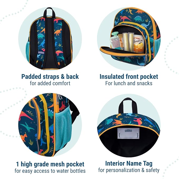 Wildkin 12-inch Kids Backpack – Padded, Adjustable - Image 3