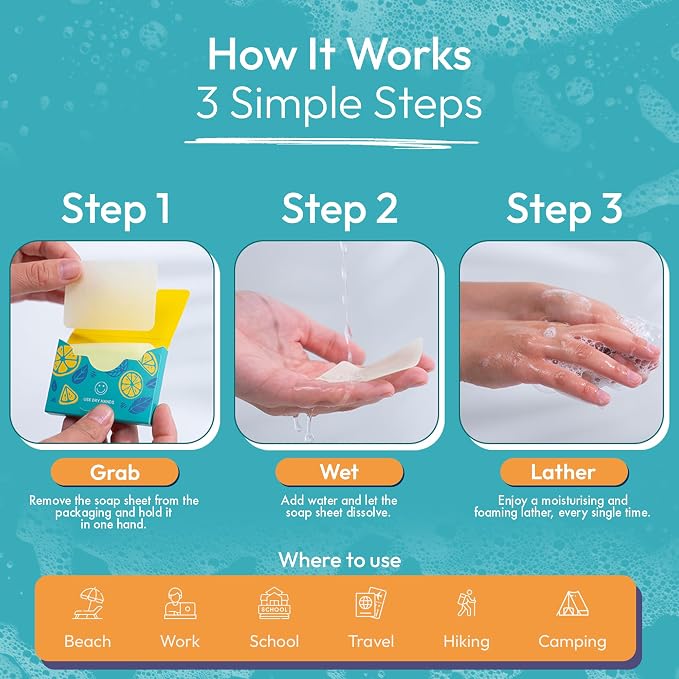 FOMIN - Antibacterial Paper Soap Sheets - Image 2