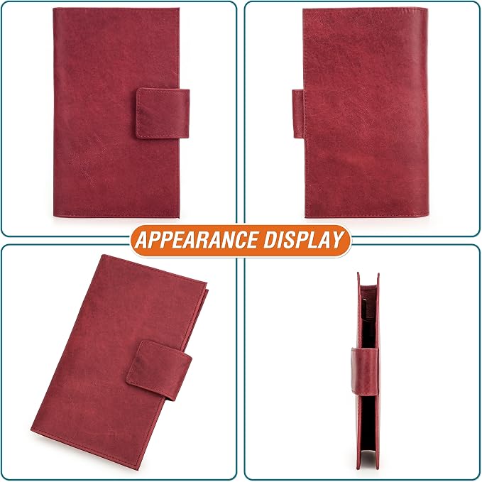 Top Grain Leather Travel Passport Wallet Holder - Image 9